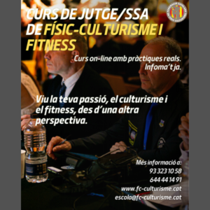 Curs de Jutge/ssa de Físic-culturisme i Fitness
